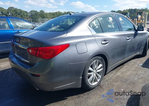 2014 Infiniti Q50 Premium from USA, damaged, VIN JN1BV7AP7EM684322